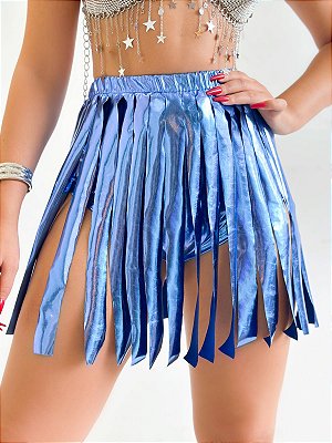 Shorts Saia Metalizada