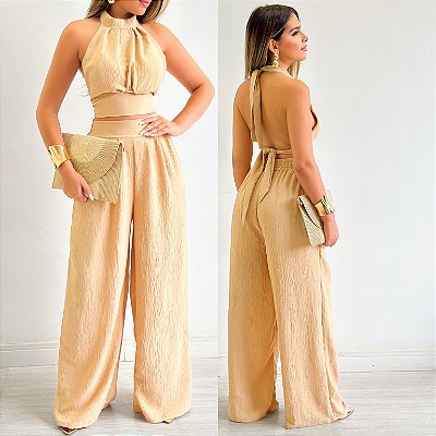 Conjunto De Cropped & Calça