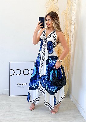 Vestido Longo Estampado