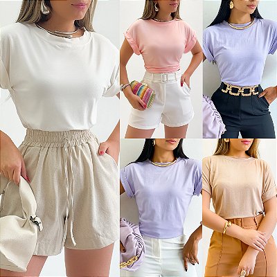 Blusa Manga Curta