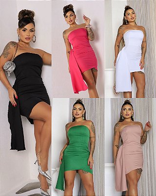 Vestido Curto Tomara Que Caia