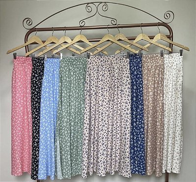 Saia Longa Estampada