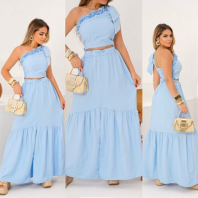 Conjunto De Saia Ombro Único