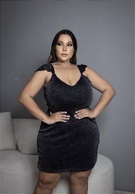 Vestido Lurex Plus Size
