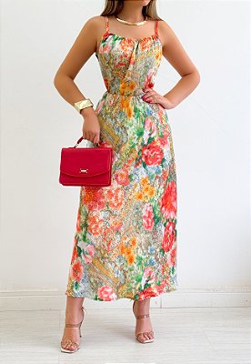 Conjunto De Blusa & Saia Longa