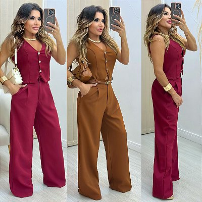 Conjunto De Calça & Colete