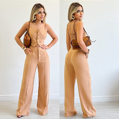 Conjunto De Cropped & Calça