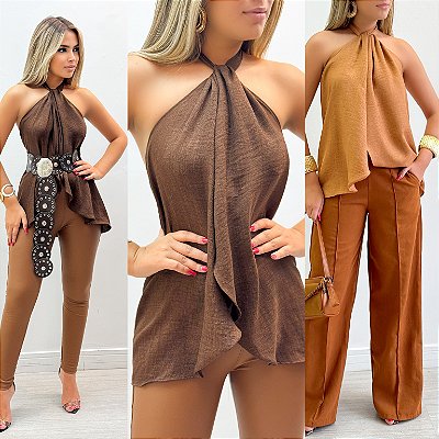 Blusa Com Amarração