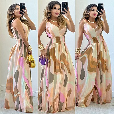 Macacão Longo Estampado