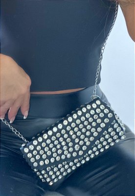 Bolsa C/ Aplicação Pedraria