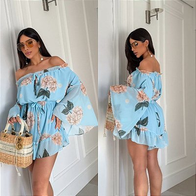 Vestido Curto Estampado