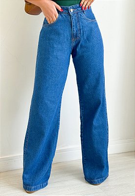 Calça Jeans Wide Leg