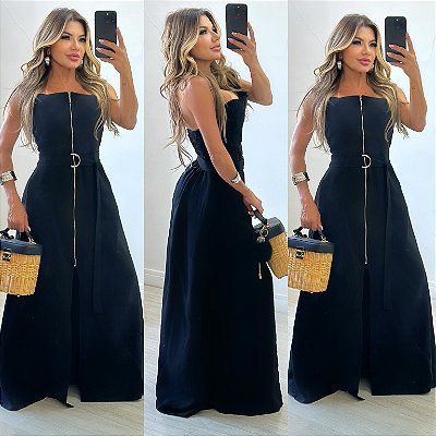 Vestido Tomara Que Caia C/ Zíper