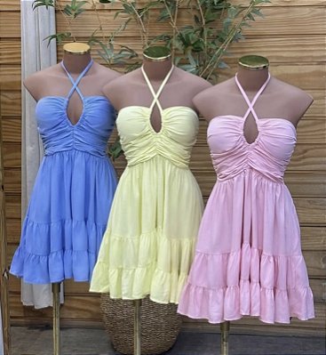 Vestido Curto C/ Amarração