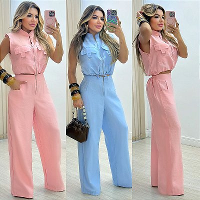 Conjunto De Calça & Cropped