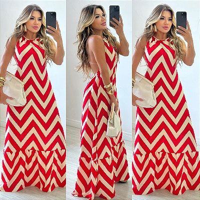 Vestido Longo ZigZag