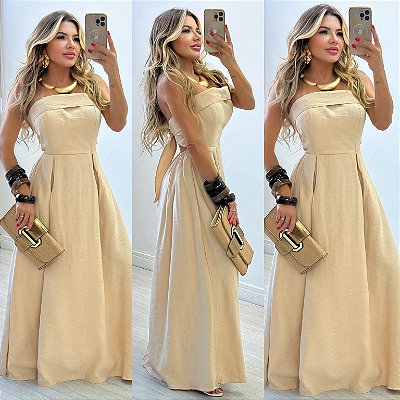Vestido Longo Tomara Que Caia