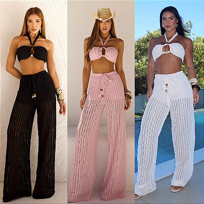 Conjunto De Calça & Cropped