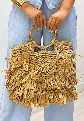 Bolsa De Palha C/ Franja