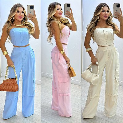 Conjunto De Calça & Cropped
