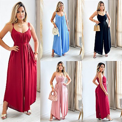 Macacão Longo Pantalona