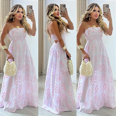 Vestido Longo De Laise