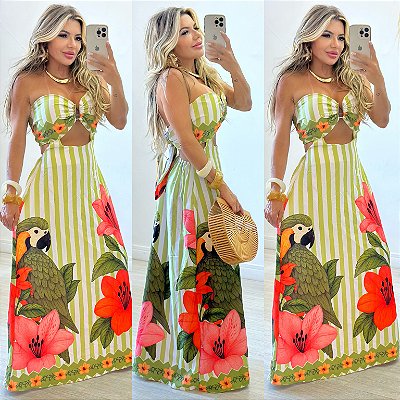 Vestido Tomara Que Caia Estampado