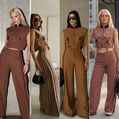 Conjunto De Calça & Cropped