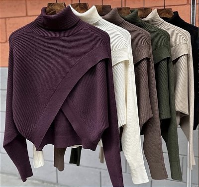 Blusa Manga Longa Tricot Modal