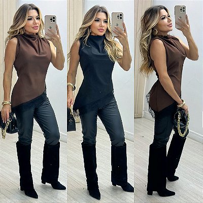 Blusa De Gola C/ Renda