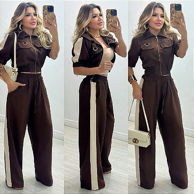 Conjunto De Calça & Cropped