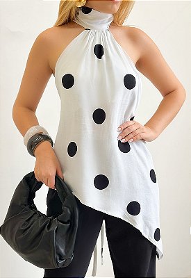 Blusa De Gola Poá