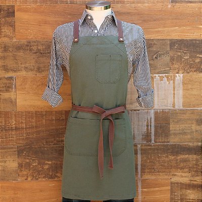 Avental Roma Strap Verde Estonado