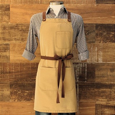 Avental Roma Strap Caramelo Estonado