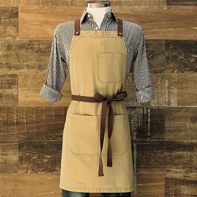 Avental Roma Strap Caramelo Estonado