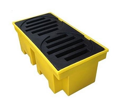 Pallet de Contenção 2 Tambores - Perfil Médio - Contenção 190L