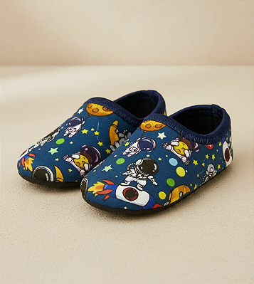 Sapatilha Infantil Neoprene Astronauta