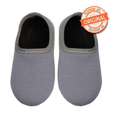 Sapatilha Neoprene Air Original Infantil Cinza Liso