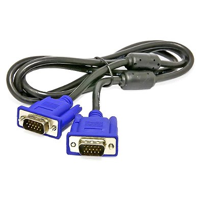 Cabo Vga Macho Para Monitor Projetor Lcd Pc Tv Telão 1,5 Metros