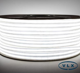 FITA DE LED NEON SILICONADA 110V BRANCOI FRIO (6500K) 3528 240LED + IP67 + 100M (TOMADA)