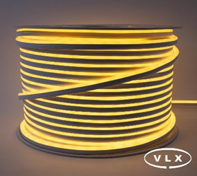 FITA DE LED NEON SILICONADA 110V AMARELO 3528 60LED + IP67 + 100M (TOMADA)