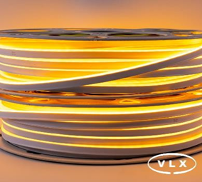 FITA DE LED NEON SILICONADA 12V AMARELO 3528 60LED + IP67 + 100M