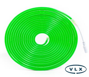 FITA DE LED NEON SILICONADA 12V VERDE 3528 60LED + IP67 + 5M