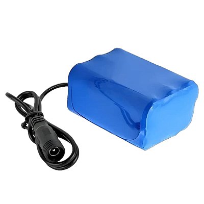 Bateria De Litio 7.4V 7800mah Recar. P/ Farol De Bicicleta