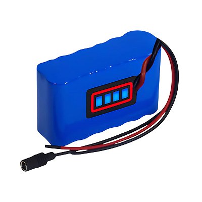 Bateria Li-ion 18650 24V 5000mah Placa BMS + indicador de carga