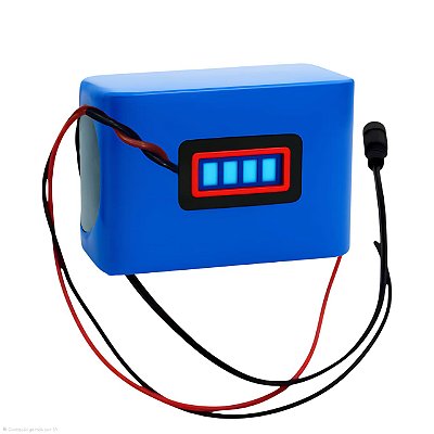 Bateria Lítio 12v 20a Recarregável C/ Indicador De Carga