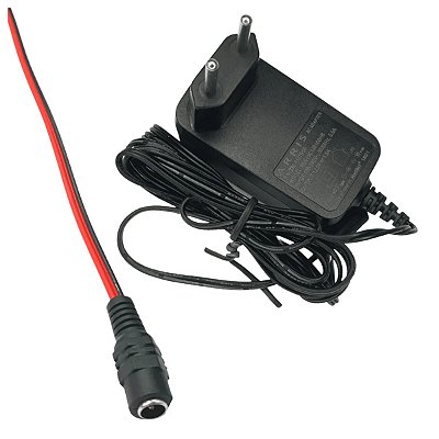 FONTE 12V 2A PLUG P4 FEMEA PAREDE