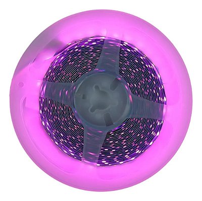 FITA DE LED SILICONADA 12V ROSA 5050 60LED + IP65 + 5M