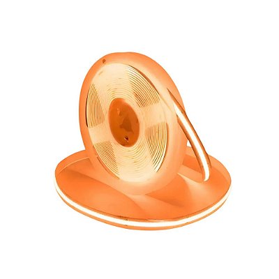 FITA DE LED COB 220V LARANJA 320LED + IP65 + 10M (TOMADA)