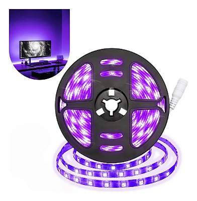 FITA DE LED 12V ROXO 3528 120LED + IP20 + 5M